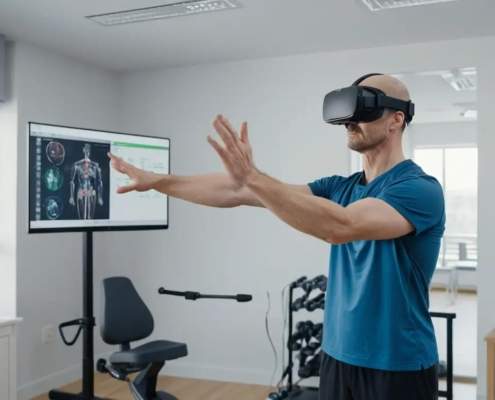 Rehabilitación por realidad virtual en fisioterapia y medicina